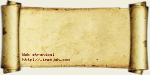 Nina Vranjković vizit kartica